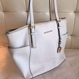 White Michael Kors purse
